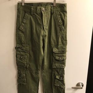 Junye green cargo pants